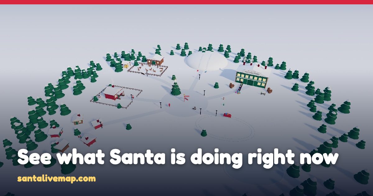 Santa's village at the North Pole